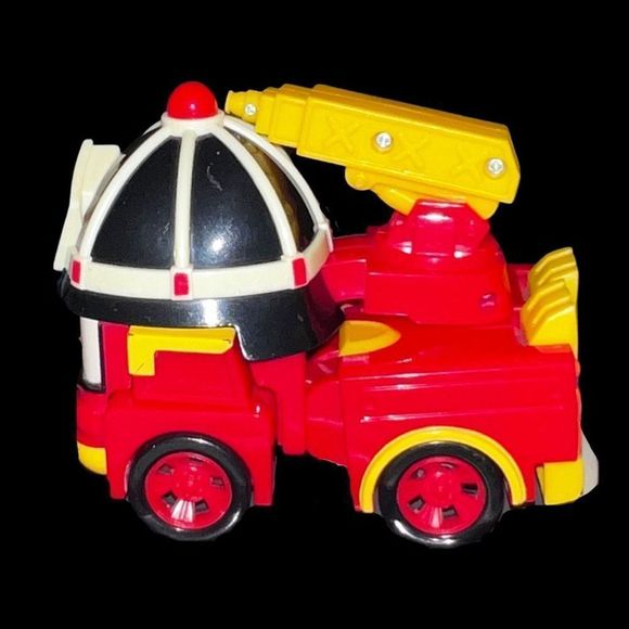 Roy Robocar Poli Transforming Robot, 4" Transformable Action Toy Figure Vehicle - Picture 3 of 5